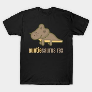 Auntiesaurus Rex T-Shirt Family Dinosaur Shirts T-Shirt